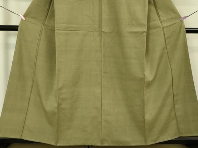 平和屋本店■極上　本場結城紬　重要無形文化財　灰汁色　逸品　未使用　DZAA4706kh5 平和屋本店□極上 本場結城紬 重要無形文化財 灰汁色 逸品 未使用