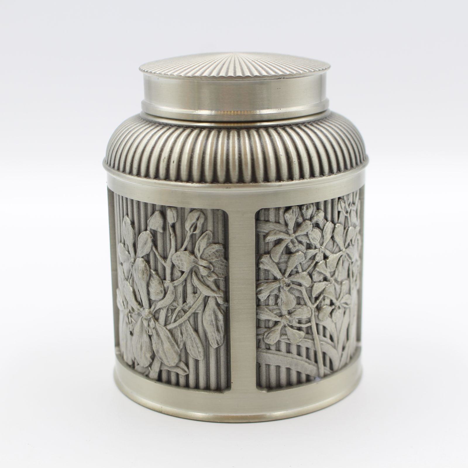 528)【美品】ロイヤルセランゴール 茶筒 錫 ピューター Royal Selangor