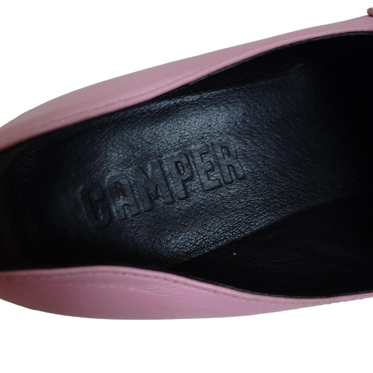 CAMPER カンペール　ローファー 厚底 ピンク CAMPER(カンペール) ローファー 38 レディース - ピンク ヒール
