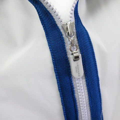 レオナールベスト サイズ40 レオナールスポーツ LEONARD SPORT ベスト シフォン ジップ