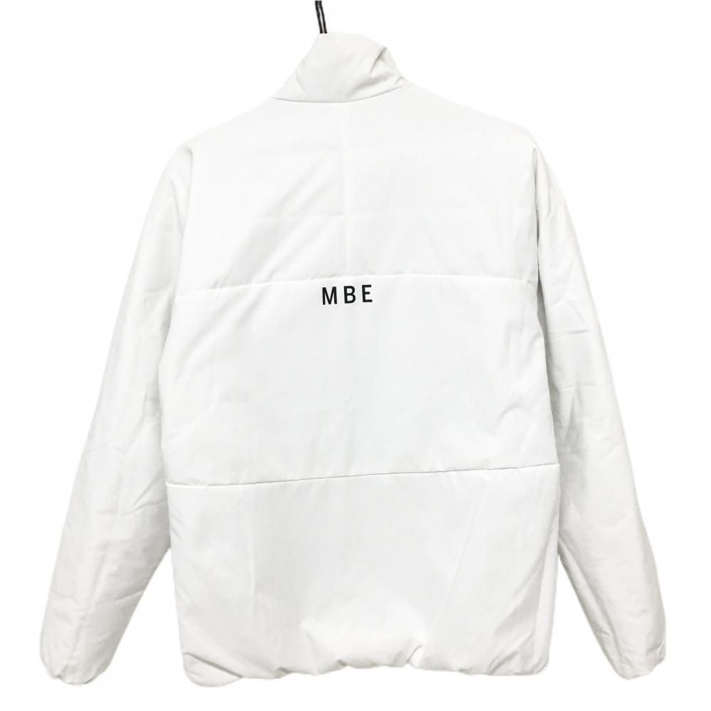 マスターバニー 中綿リバーシブルジャケット 白×グレー 総柄 裏無地