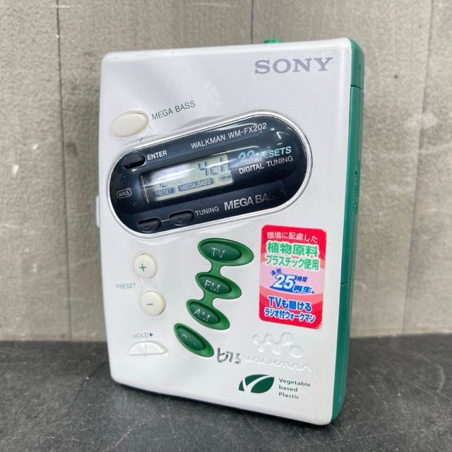 ソニー ウォークマン カセットプレーヤー 【中古】 SONY WM-FX202 通電