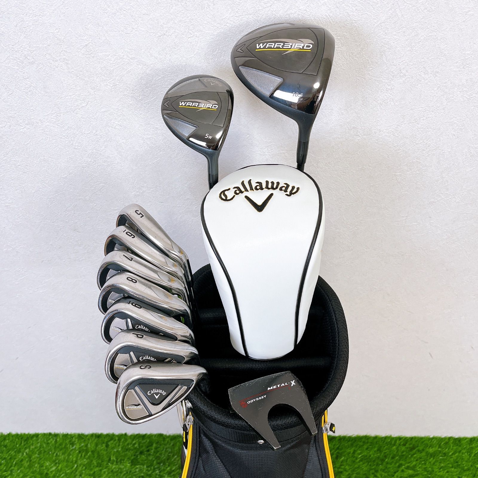 現行モデル有 Callaway WARBIRD メンズゴルフクラブセット 初心者 キャロウェイ ウォーバード メンズ クラブ 豪華14点セット