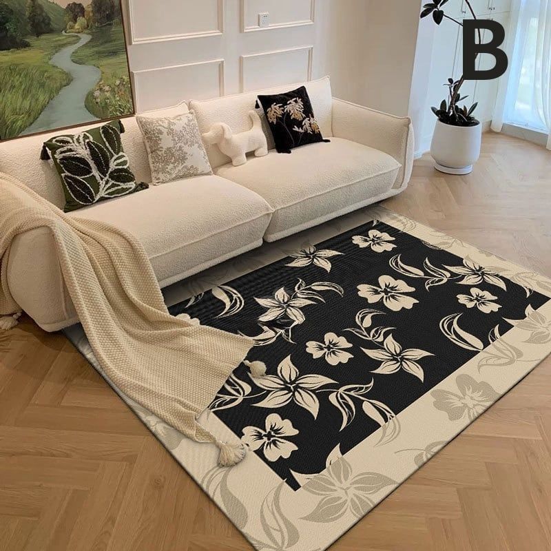 ラグマット デザインマット リビングマット リビング ダイニング ベッドルーム アクセント カーペット 絨毯 A049447FM1ラグカーペット リビングマット ラグマット 滑り止め付