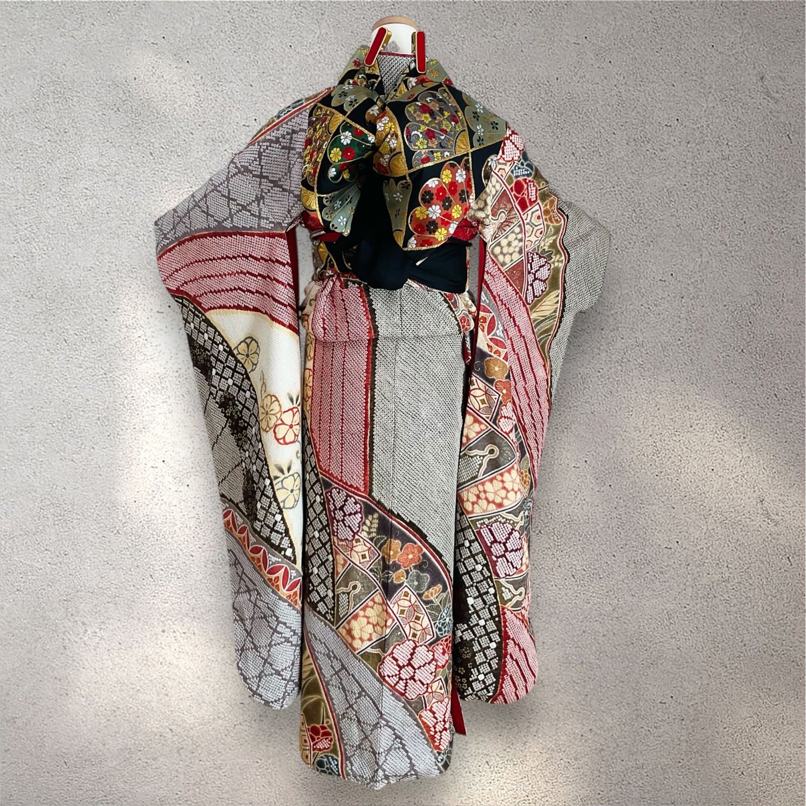 振袖 振袖フルセット 総絞り 手絞り 吉祥文様 正絹 - メルカリ