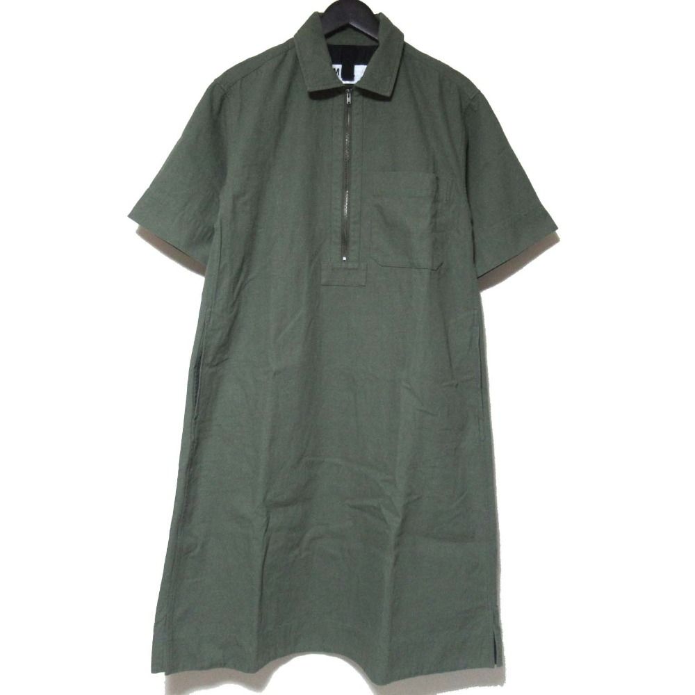 美品 24SS MHL マーガレットハウエル COTTON HEMP TWILL ミモレ