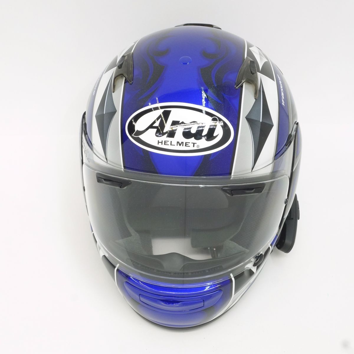 Arai/アライ QUANTUM-J ACE ブルー XLサイズ(61-62cm) フルフェイス ...