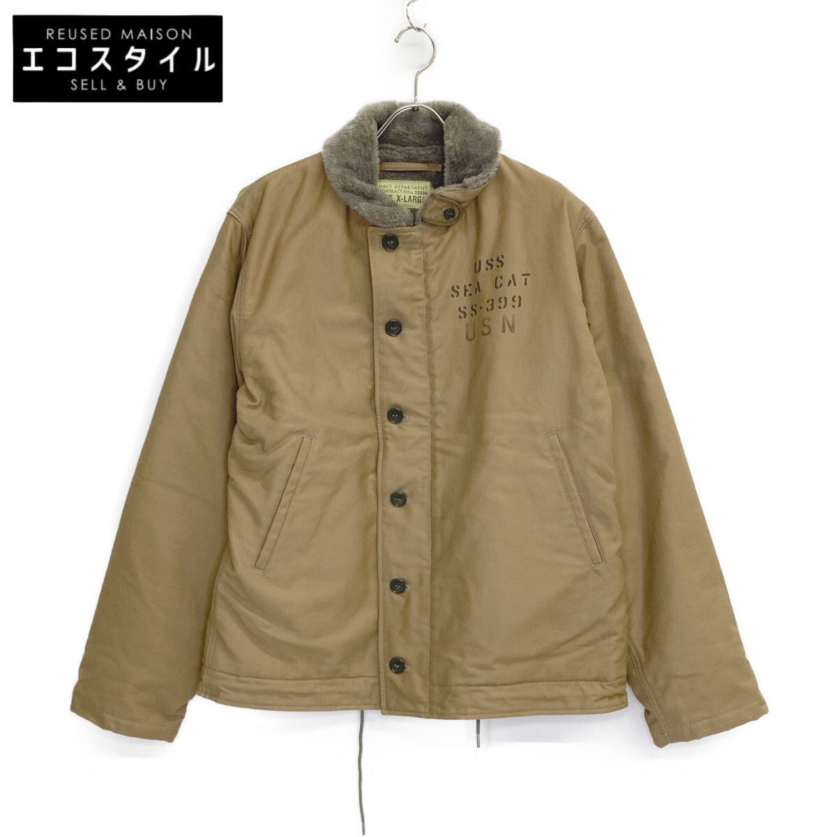 BUZZ RICKSON S バズリクソンズ BR12031 NAVY DEPARTMENT N-1 デッキ XL