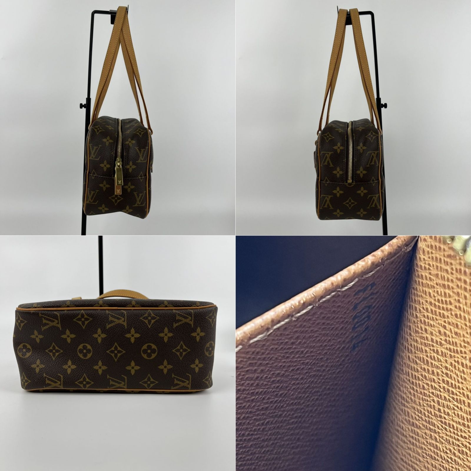 LOUIS VUITTON ルイヴィトン モノグラム シテMM ショルダーバッグ 肩掛け Cite MM M51182 ブラウン 茶 ゴールド金具  ハンドバッグ レディース 【中古商品】ShoulderBag HIBUOCHI VINTAGE - メルカリ