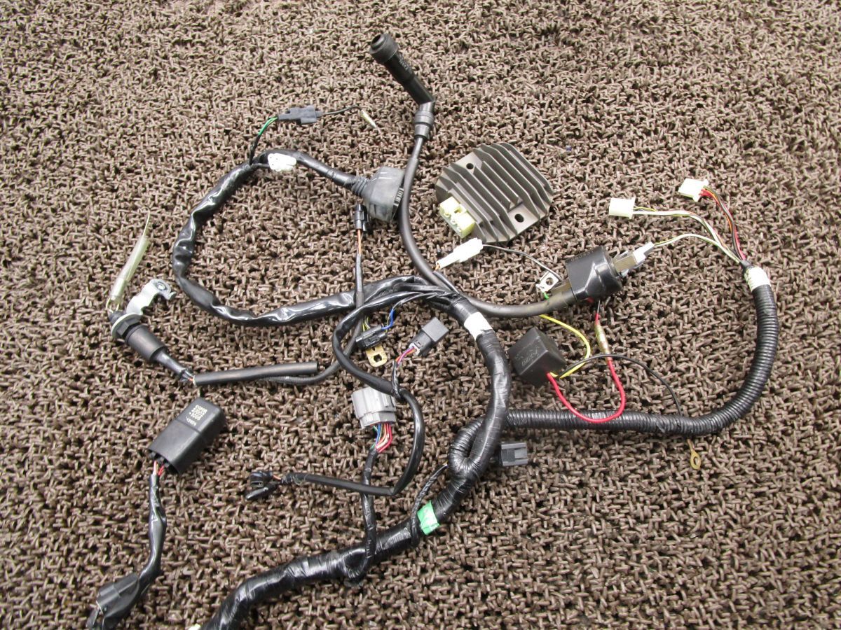 DトラッカーX メインハーネス △A3781 CDI レギュレター インジェクション LX250V カワサキ LX250DE D-TRACKER 動画有 FI