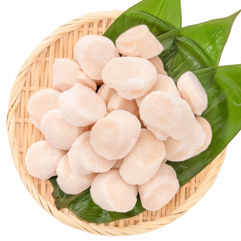 サイズ無選別 青森産の生ほたてを瞬間冷凍