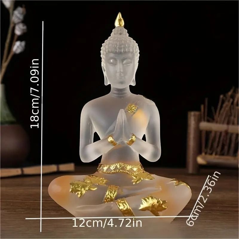 仏像オーナメント ホームデコレーション 置き物 座る仏像 瞑想