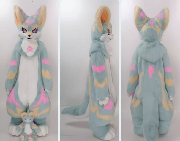 着ぐるみ ケモノ体 フルスーツ 短毛タイプ NO.76 大きめ 最 セット 全身 ケモノ ファースーツ ぬいぐるみ コスプレ コスチューム