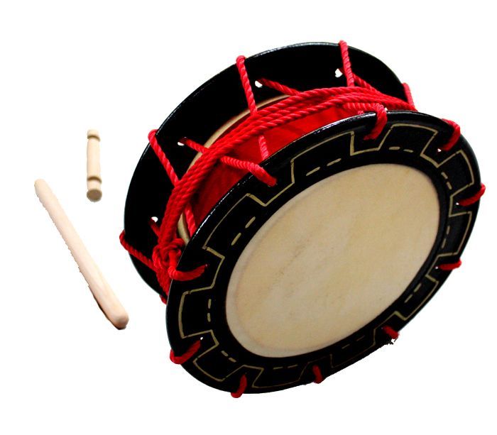 K◇ 詳細不明 和太鼓 和楽器 三丁掛ボルト締 締太鼓 直径約35cm