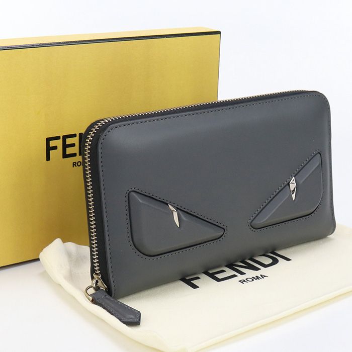 FENDI フェンディ ジップアラウンド長財布 バグズ モンスター 7M0210 