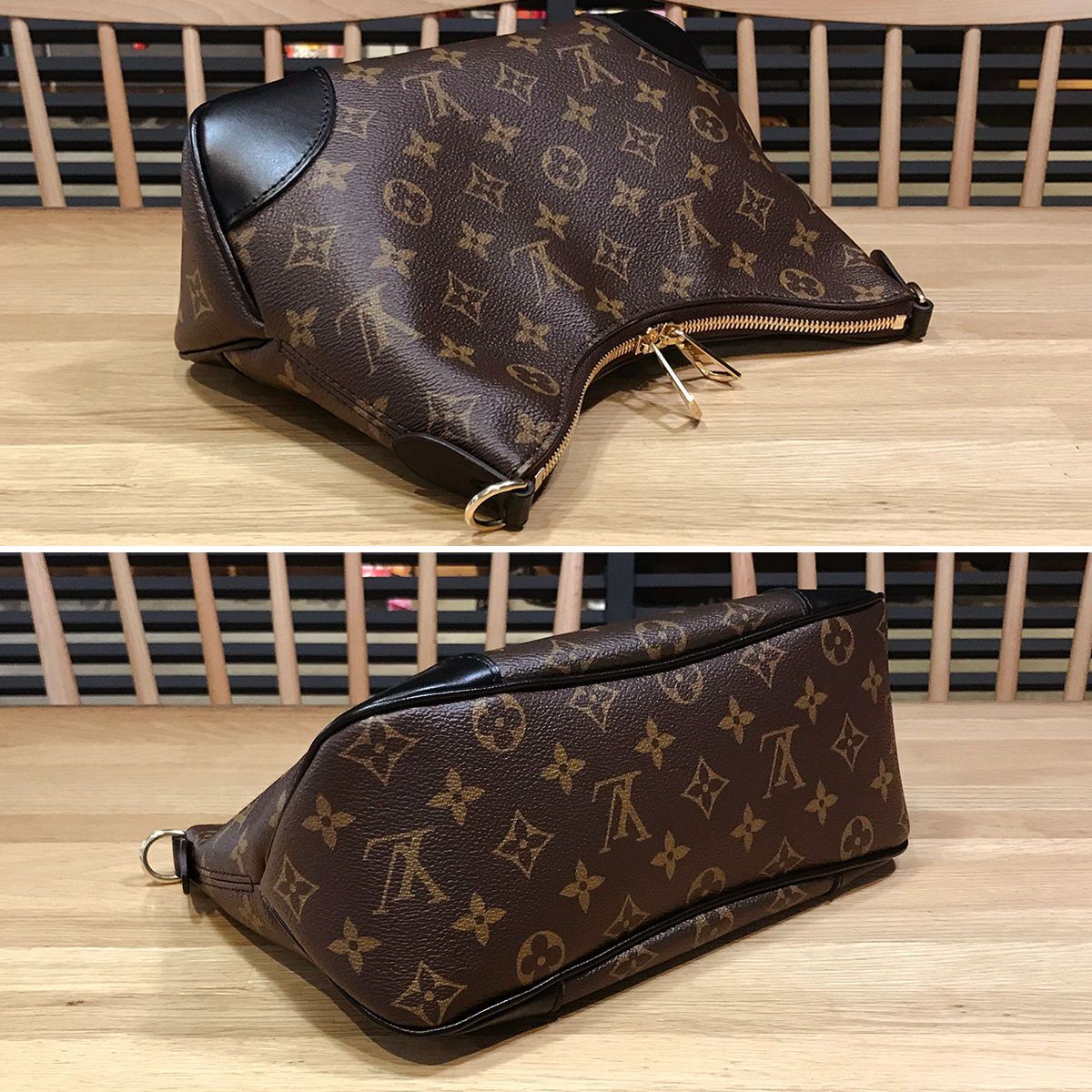 超美品 ルイヴィトン 現行 モノグラム ブローニュNM ノワール M45831 
