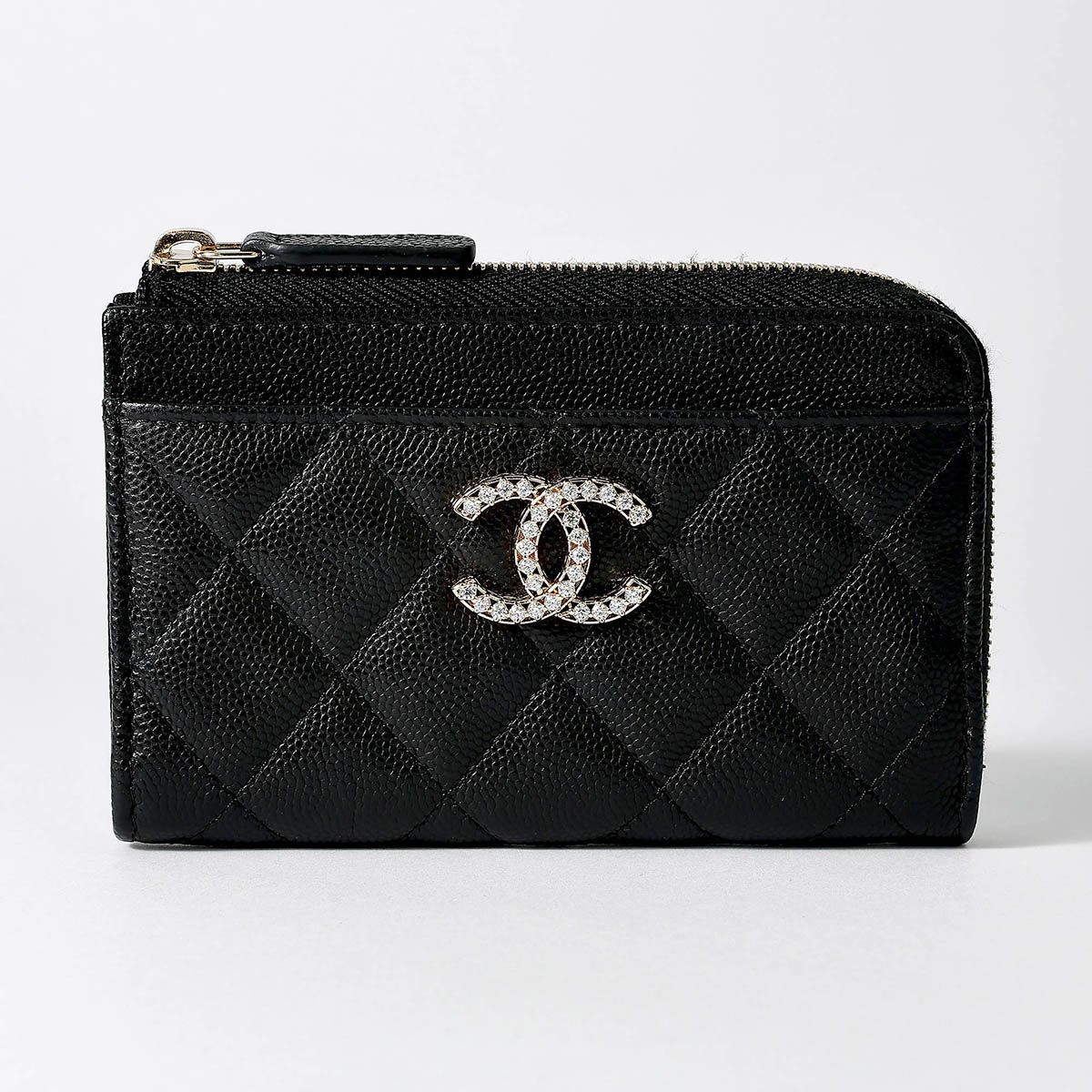 シャネル CHANEL コインケース ZIP COIN PURSE ブラック