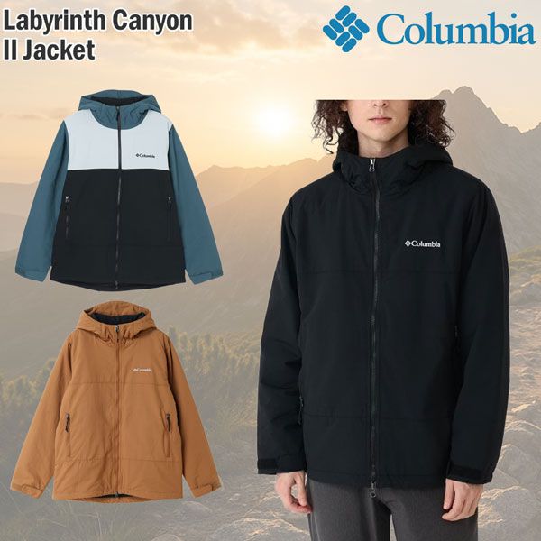 コロンビア ラビリンスキャニオン2 ジャケット COLUMBIA アウター ジャケット ウインドブレーカー 暑すぎず寒くない インサレーションジャケット
