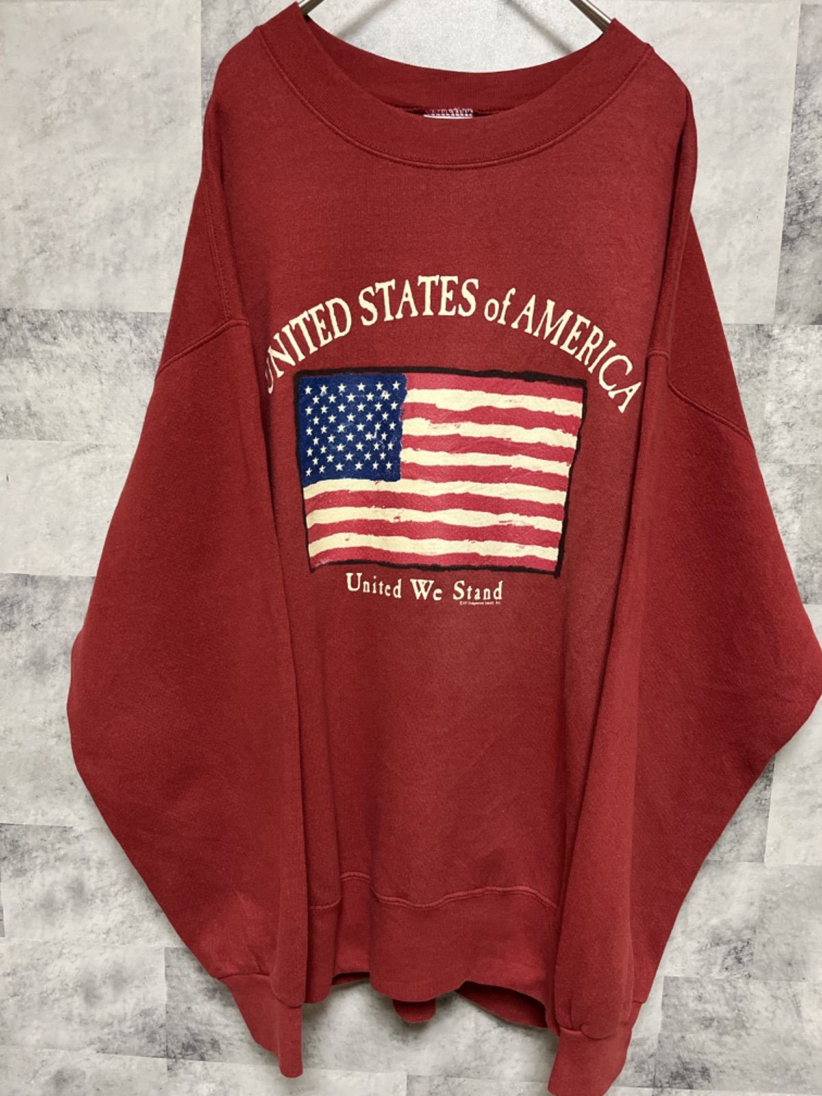 90S SJB スウェット トレーナー 古着 L USA ビッグロゴ ゆるダボ 