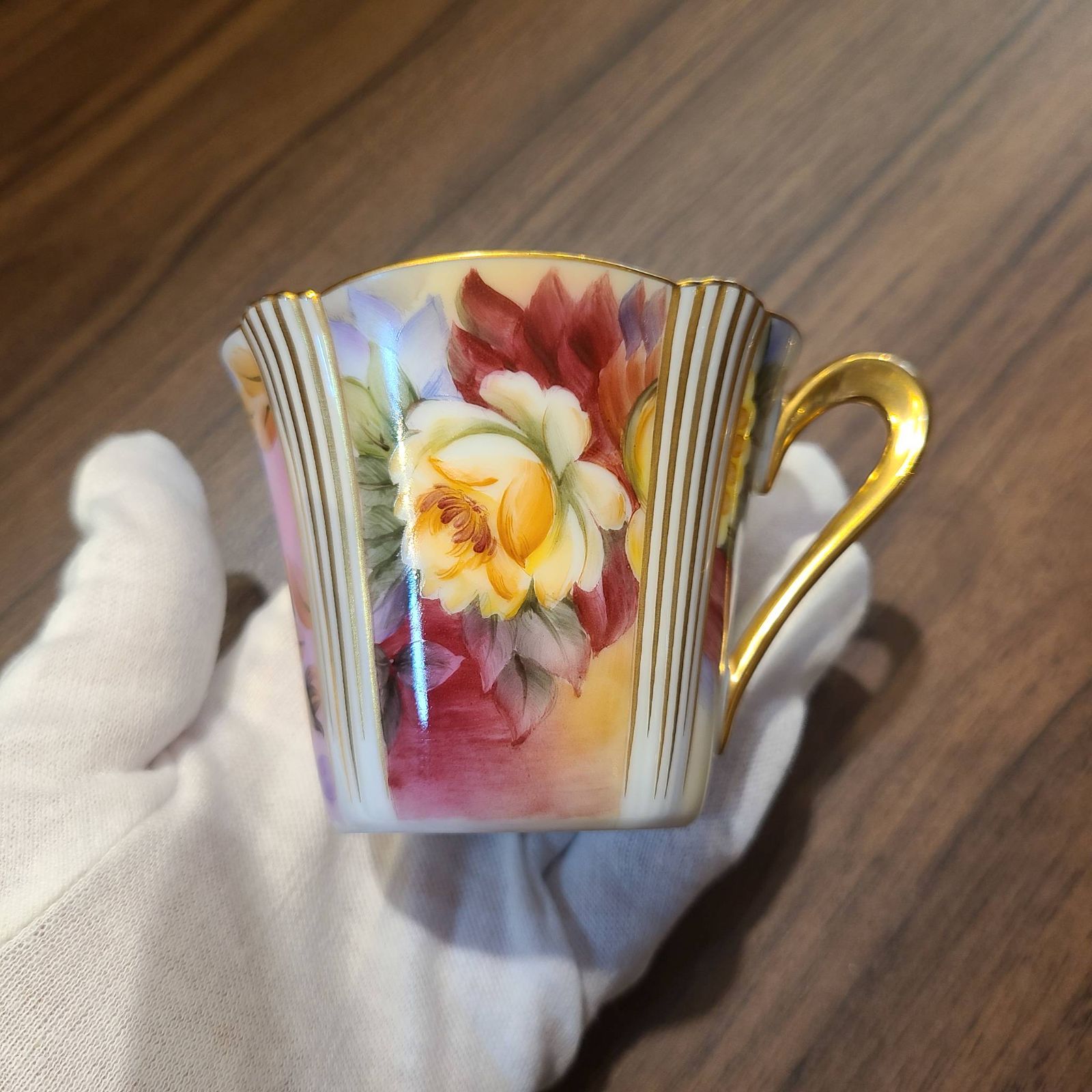 美品 Noritake ノリタケ ダイヤモンドコレクション カップ＆ソーサー 6 