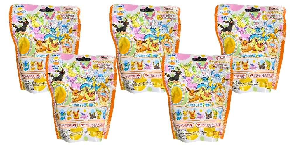 【5個セット】びっくら？たまご イーブイフレンズ フィギュアコレクション （マスコット全9種類）カモミールのかおり