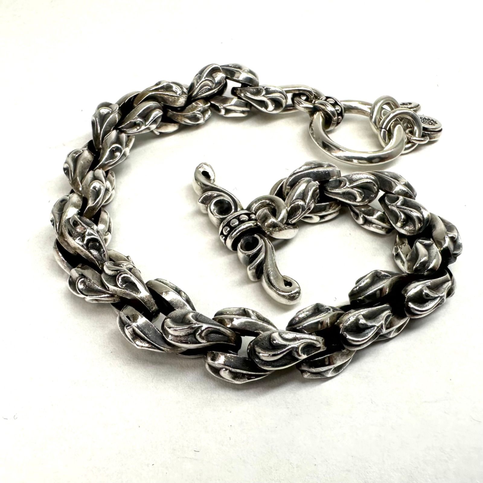 ◇アクアシルバー◇aquasilver◇アラベスクモチーフ◇シルバーブレス 
