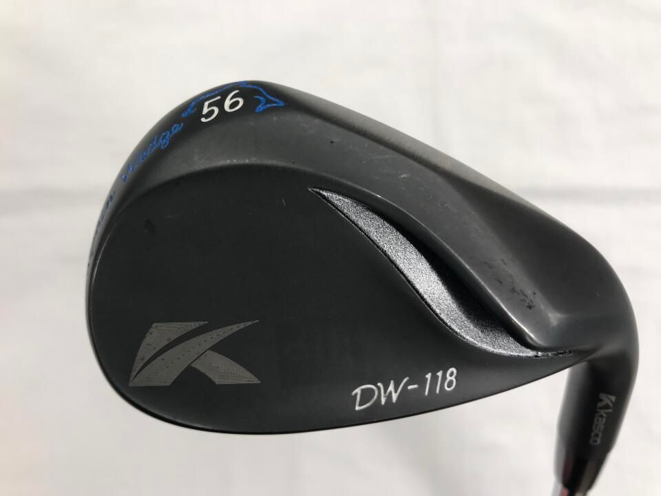 Kasco - キャスコ ドルフィンウェッジ DW-118 56° ブラック (NS950 s) キャスコ ドルフィン ウェッジ ブラック ヘッドのみ Kasco DW