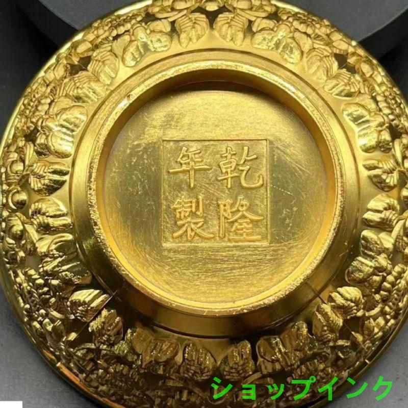 銅 細工 レリーフ花卉碗 装飾品 工芸品 美術品 置物 - メルカリ