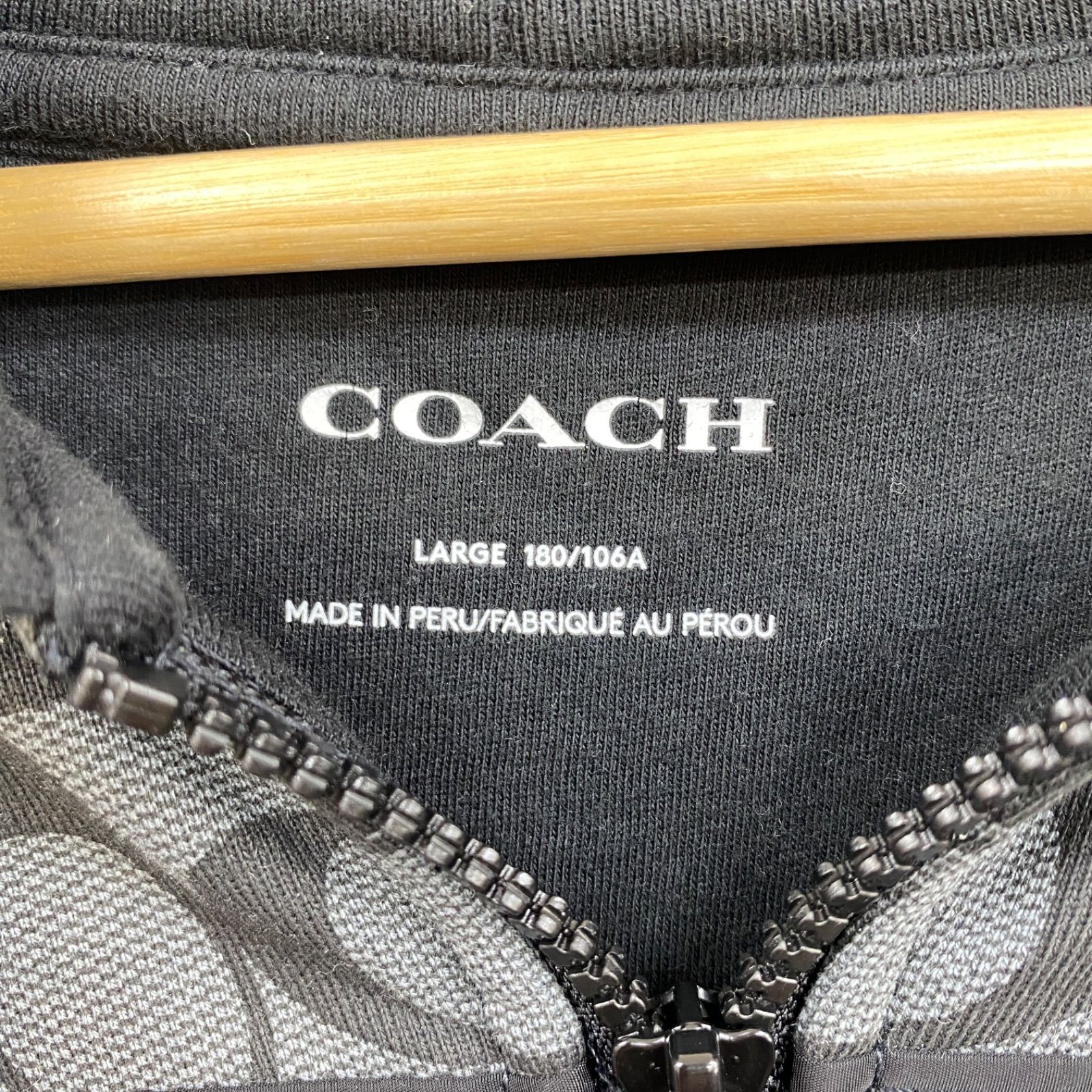 COACH パーカー グレー 美品 ✨美品✨ クリーニング済み COACH コーチ メンズ シグネチャー