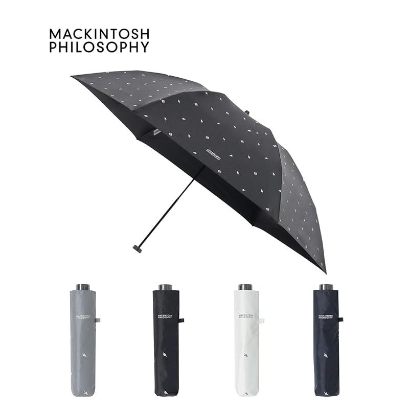ムーンバット マッキントッシュフィロソフィー 日傘 折りたたみ傘 晴雨兼用 軽量 遮光 遮熱 アンブレラ 22-431-12154-22 ブラック 1 NEXPOTALLINN_EU