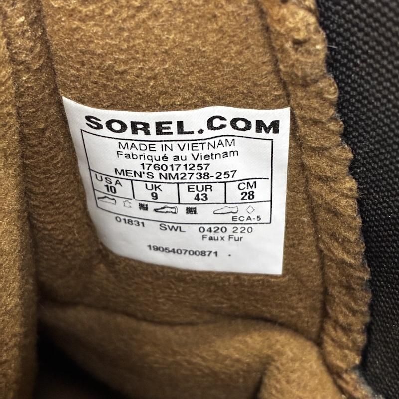 ソレル アウトドアシューズ