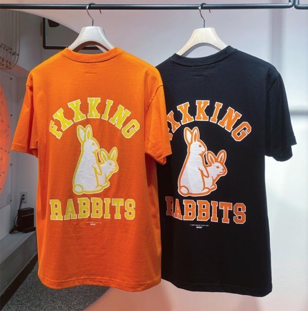 希少カラーL】FR2 柳YANAGI Reverse Rabbits ビッグロゴ 色情兎 入手困難 超人気定番モデル Tシャツ - メルカリ