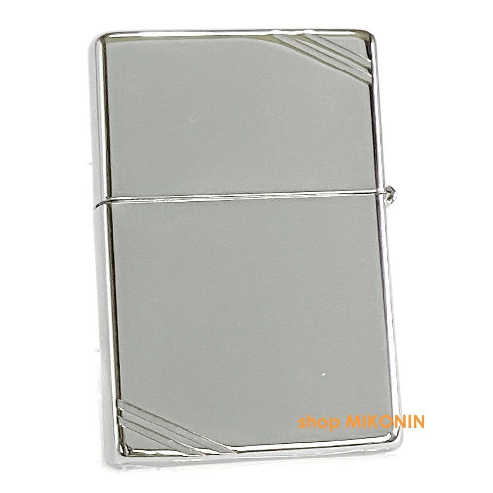 ZIPPO 1937 復刻 フラットトップ ハイポリッシュクローム 260 ダイアゴナルライン 定番 ジッポー オイルライター