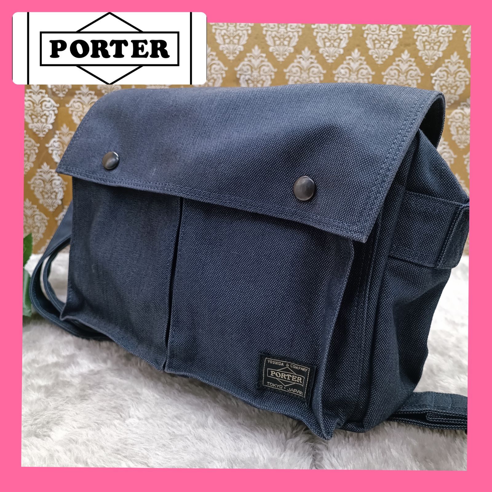 PORTER 》 ☆美品☆ ポーター スモーキー ショルダーバッグ 吉田 