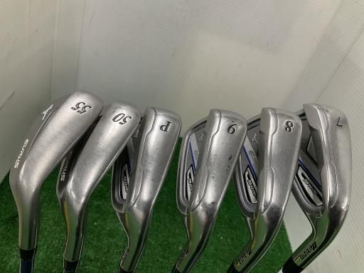 ミズノ EURUS 5GO 8S アイアンセット IR EXSAR EURUS 5GO アイアン フレックスSR メンズ 男性用 右利き 右用 Cランク ゴルフクラブ