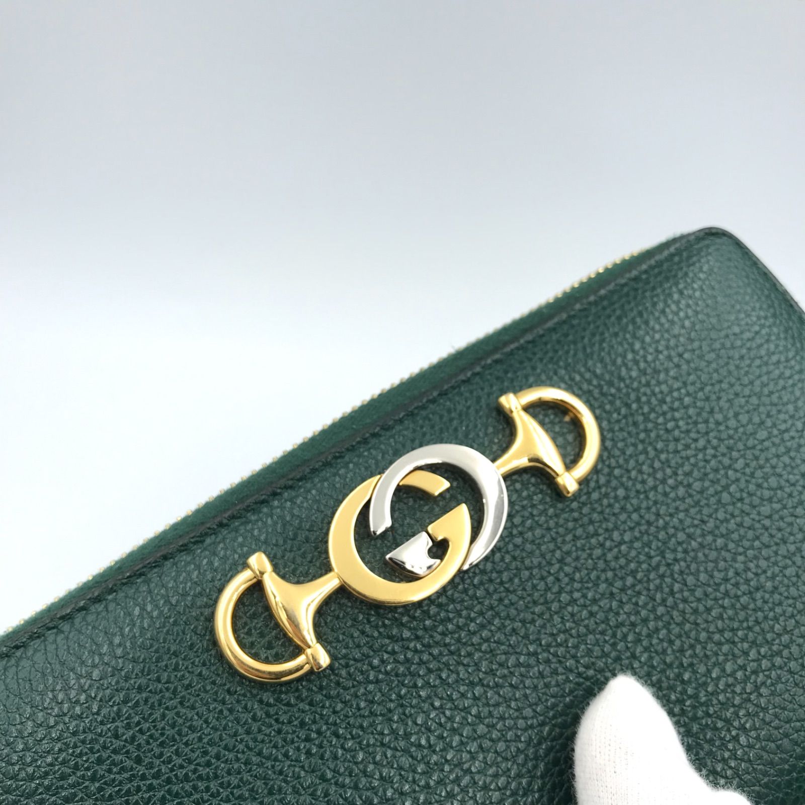 正規品 極美品 グッチ財布 グッチ長財布 グッチズゥミ グッチホース 