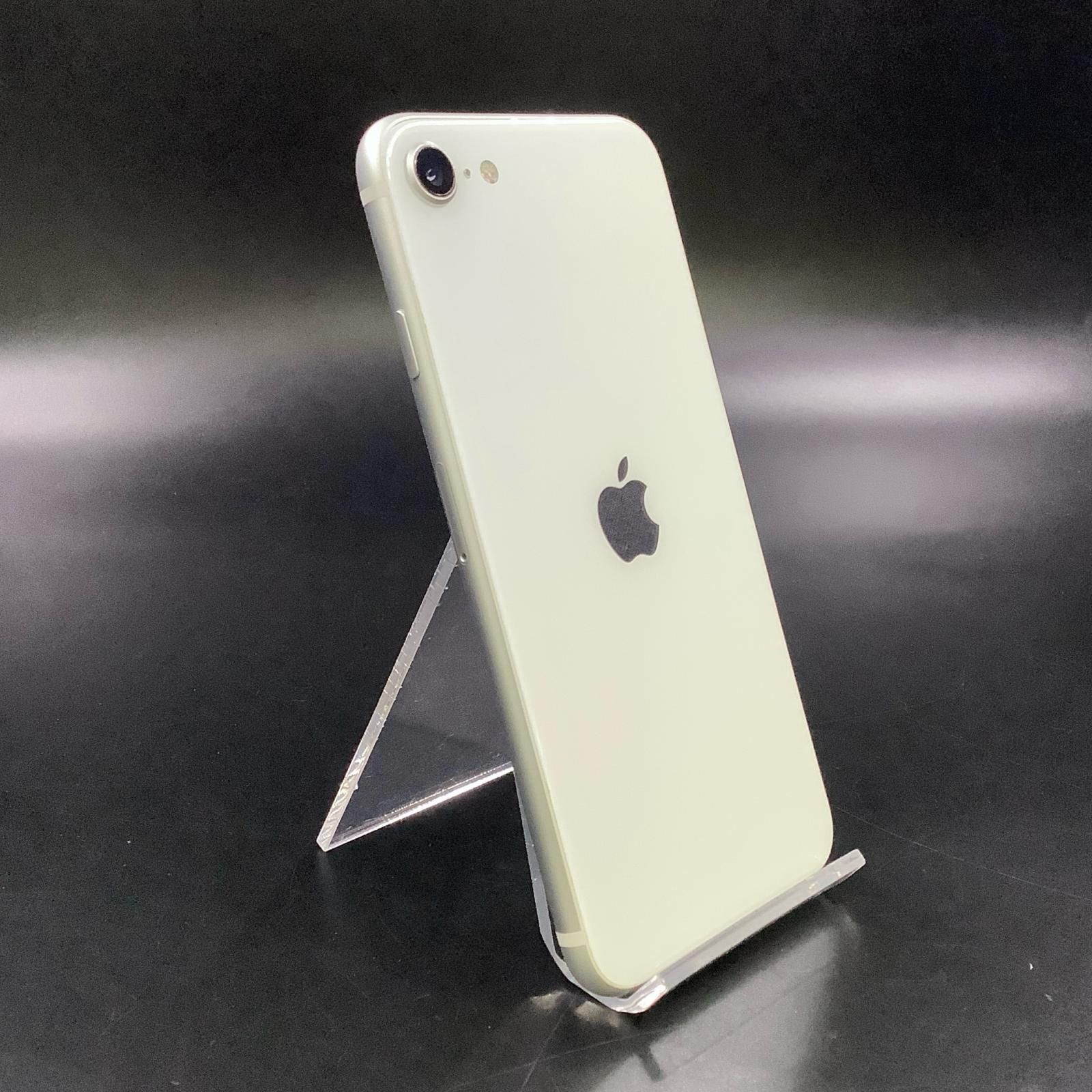 iPhoneSE 第2世代 simフリー ホワイト 送料無料/中古美品(黒点)】SIMフリー SoftBank iPhoneSE 第2世代 64GB