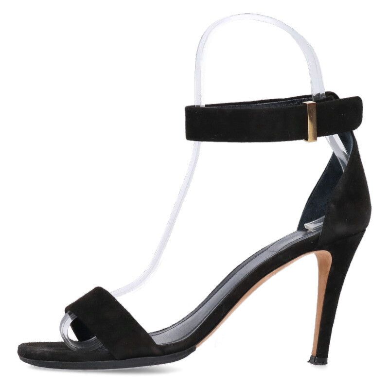 セリーヌ アンクルストラップスエードミュール レディース 37