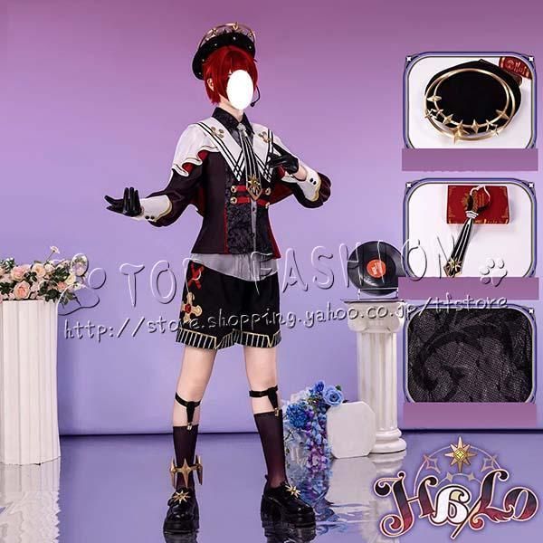 あんさんぶるスターズ! 風 朱桜司|真白友也| 仙石忍|花群冬芽 堕天使 コスプレ衣装 ウィッグ 靴 道具別売りり