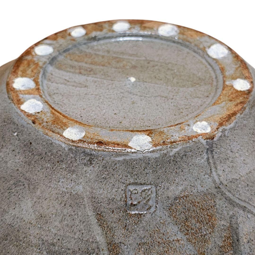 作品 灰柚線文壺