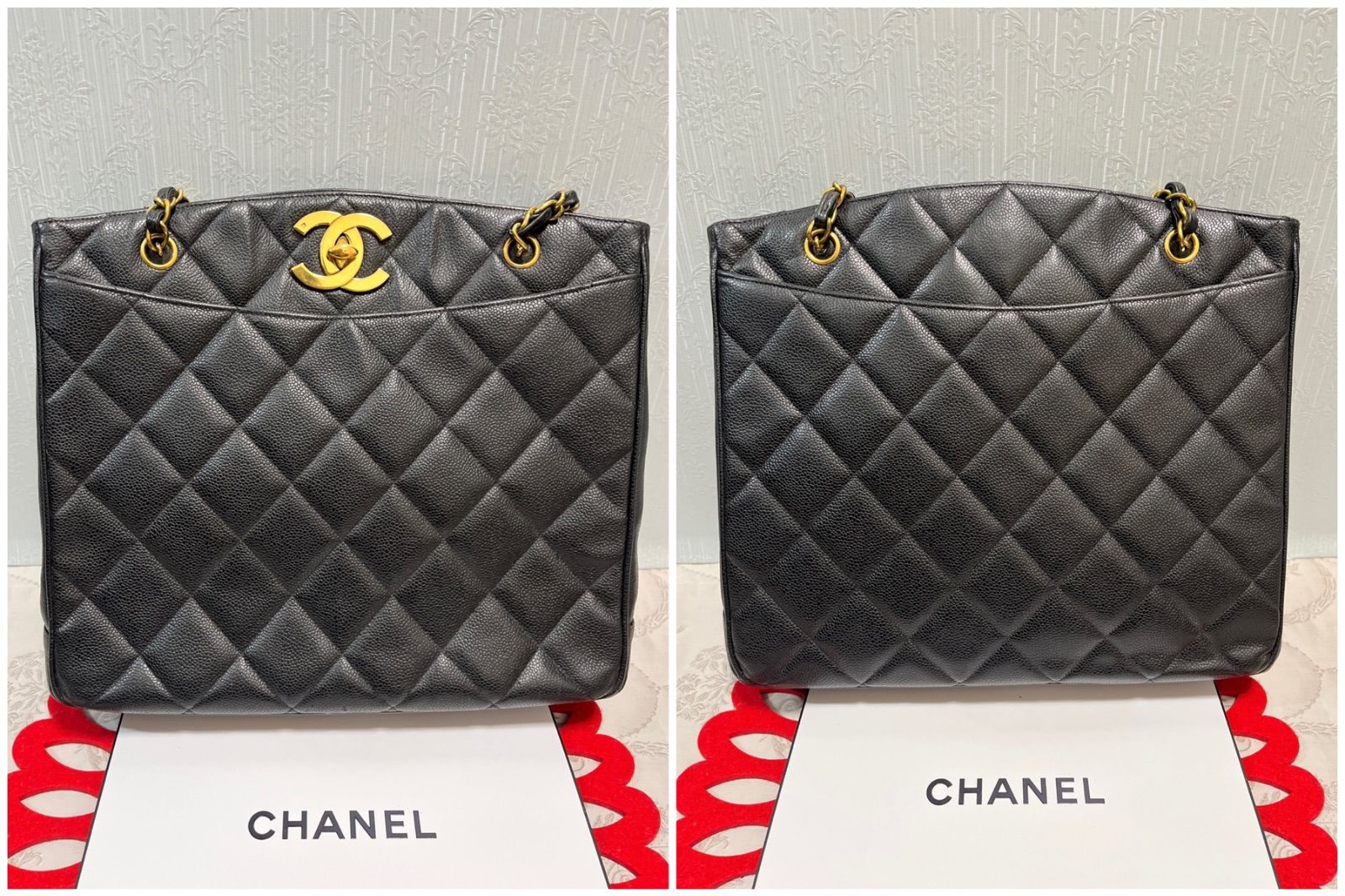 極上美品 シャネル CHANEL 高級 チェーントート マトラッセ 942 極上美品 シャネル CHANEL 高級 チェーントート マトラッセ 942