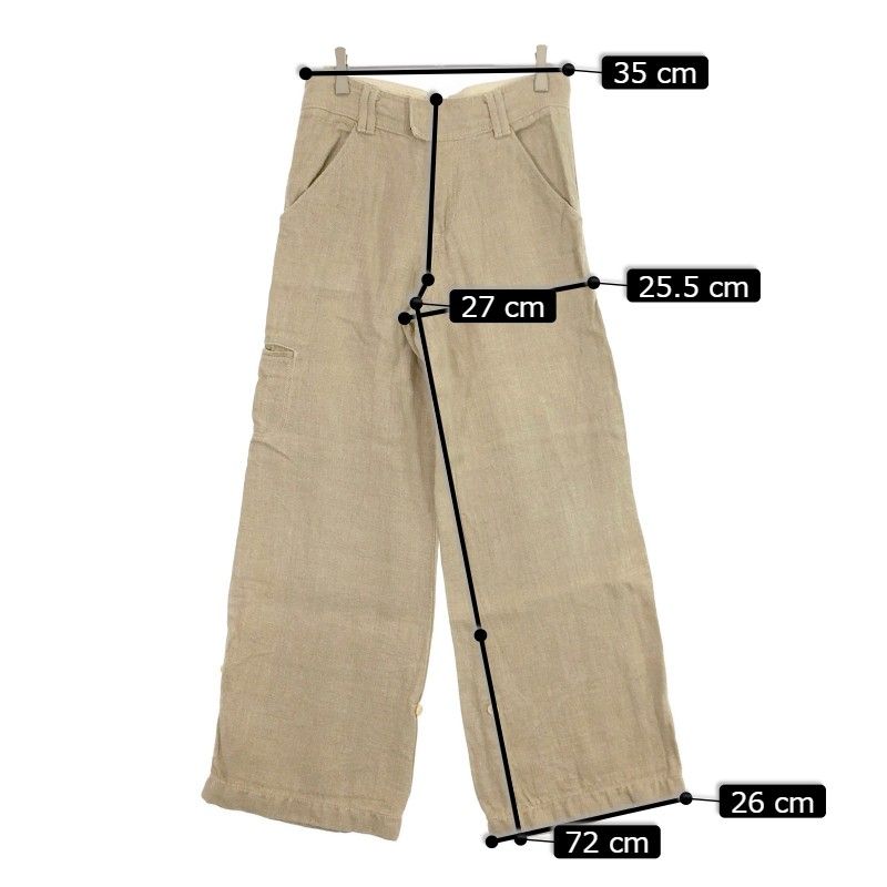 リネンオーバーダイワイドレッグパンツ | HUG O WaR ONLINE STORE