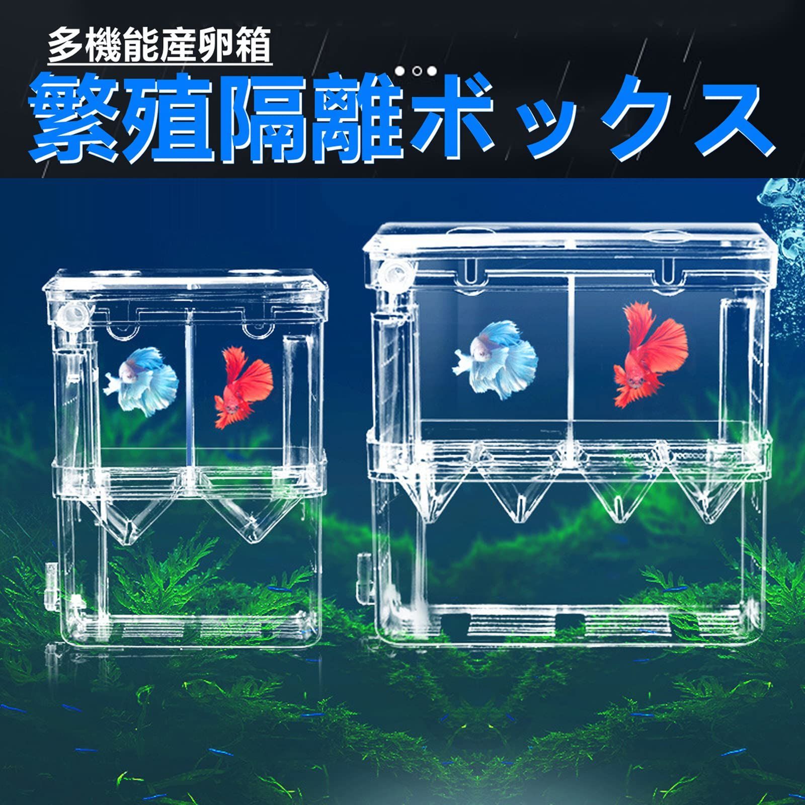 送料無料 日本 繁殖隔離ボックス 在庫処分Hitasi 2段式2箇所 育成 多機能産卵箱 その他