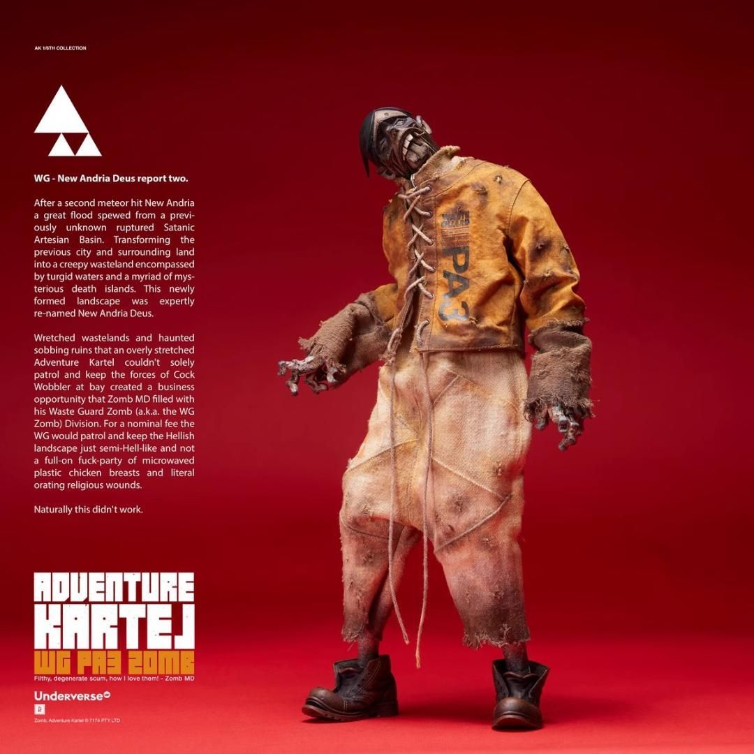 Underverse 1/6 Adventure Kartel WASTE GUARD WG PA3 ZOMB 未開封新品