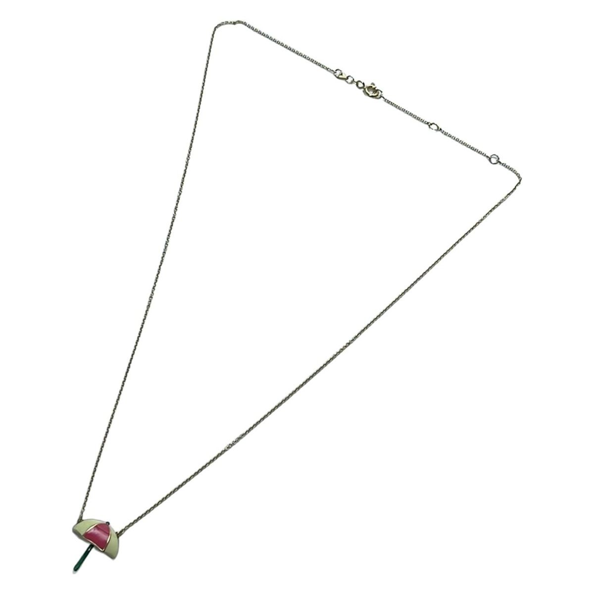 ALIITA アリータ ネックレス SOMBRILLA ENAMEL ネックレス K9YG×ピンク×マルチ ビーチパラソル