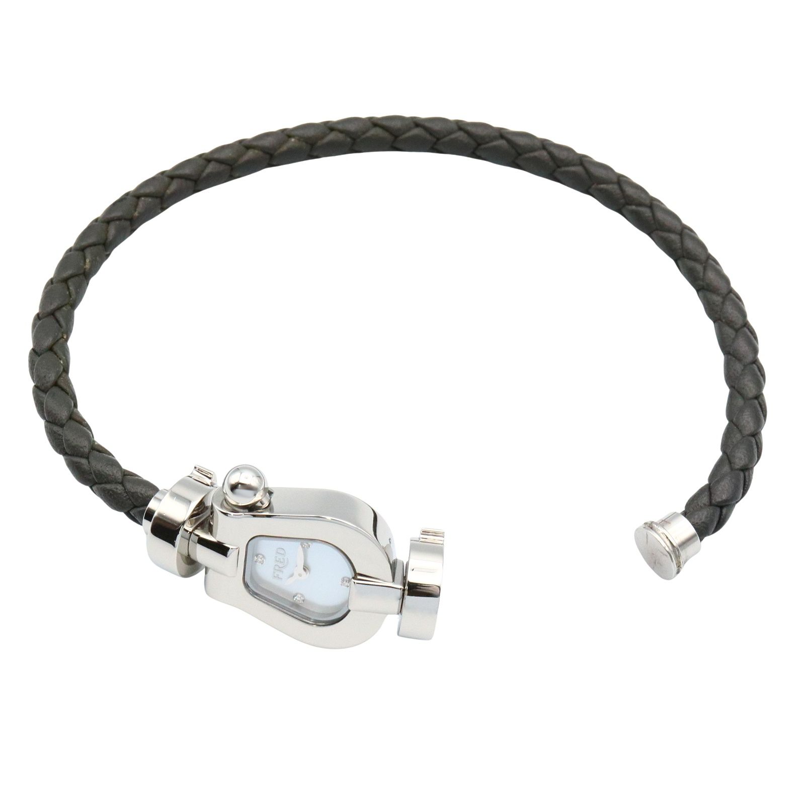 フレッド FRED 腕時計 フォース10 FD070110 ホワイトシェル ステンレス  