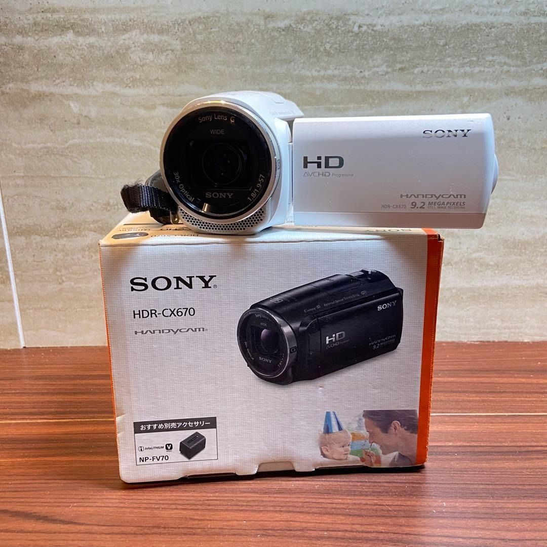 SONY HDR-CX670 ビデオカメラ ほぼ新品 4649 SONY HDR-CX670 ビデオカメラ ほぼ新品 4649 HDR-CX670 | デジタル
