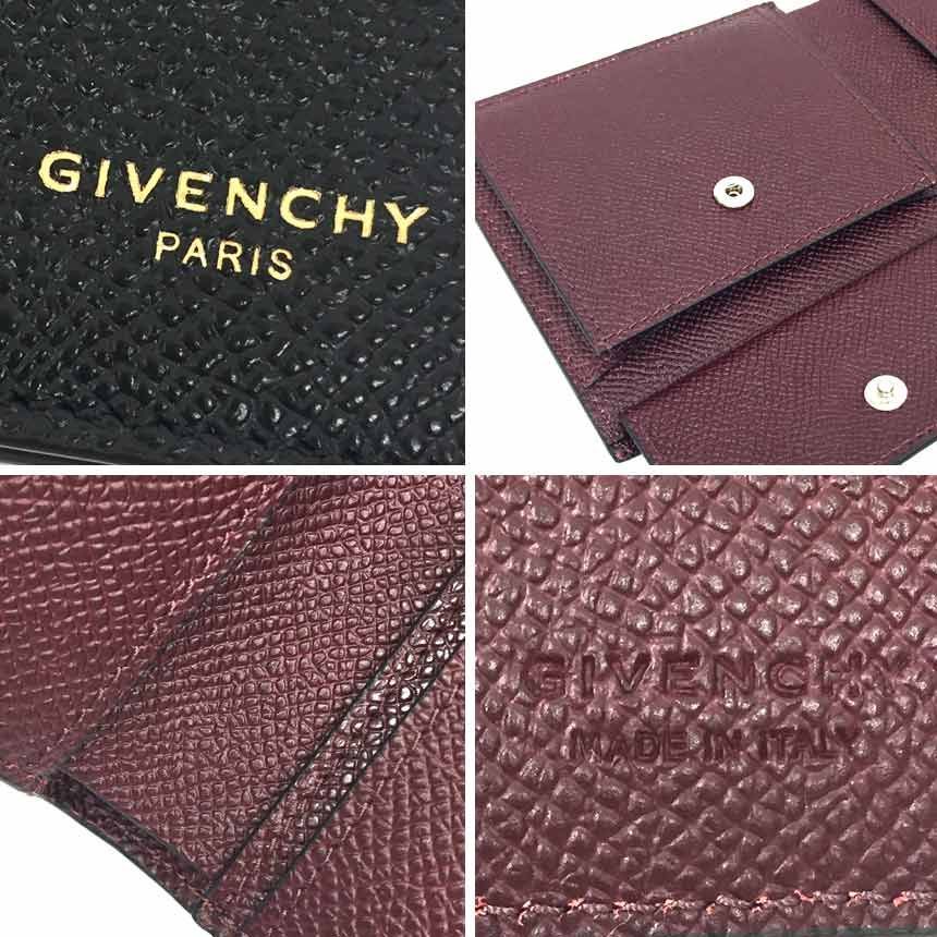 セール　GIVENCHY 折財布 メンズ レザー ブラック 未使用 aq8677 セール GIVENCHY 折財布 メンズ レザー ブラック 未使用 aq8677