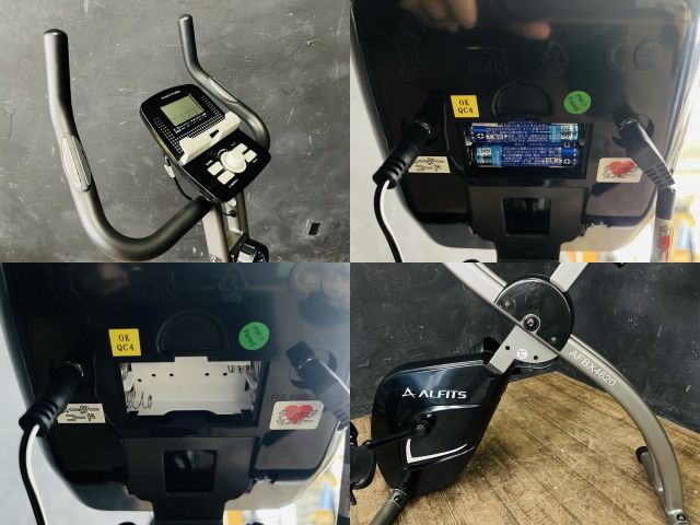 ALINCO ALFITS AFBX4620 フィットネスバイク クロス エアロバイク 動作保証 筋トレ エクササイズ 折りたたみ アルインコ|514395 WHITEMONARCHHOTEL_COM