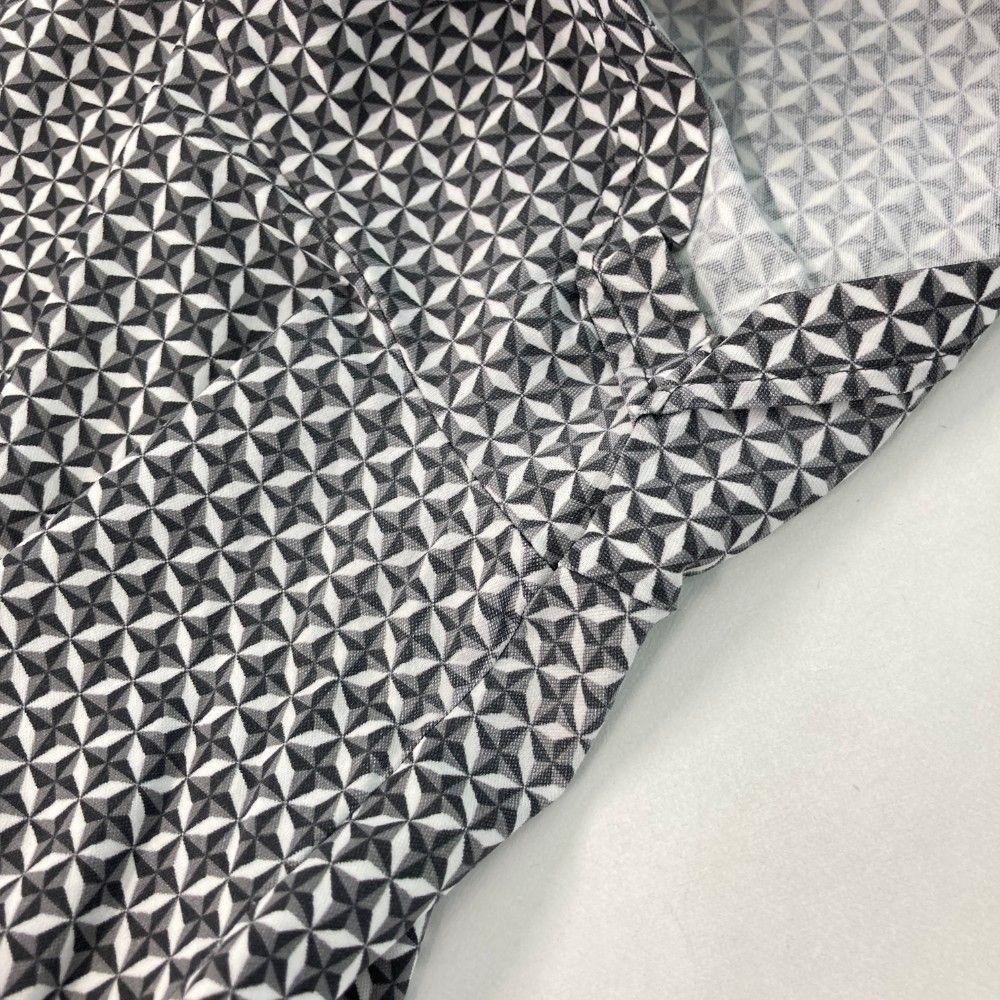 【極美品】St ANDREWS セントアンドリュース 総柄 ポロシャツ サイズS St ANDREWS(セントアンドリュース) ポロシャツ グレー メンズ LL